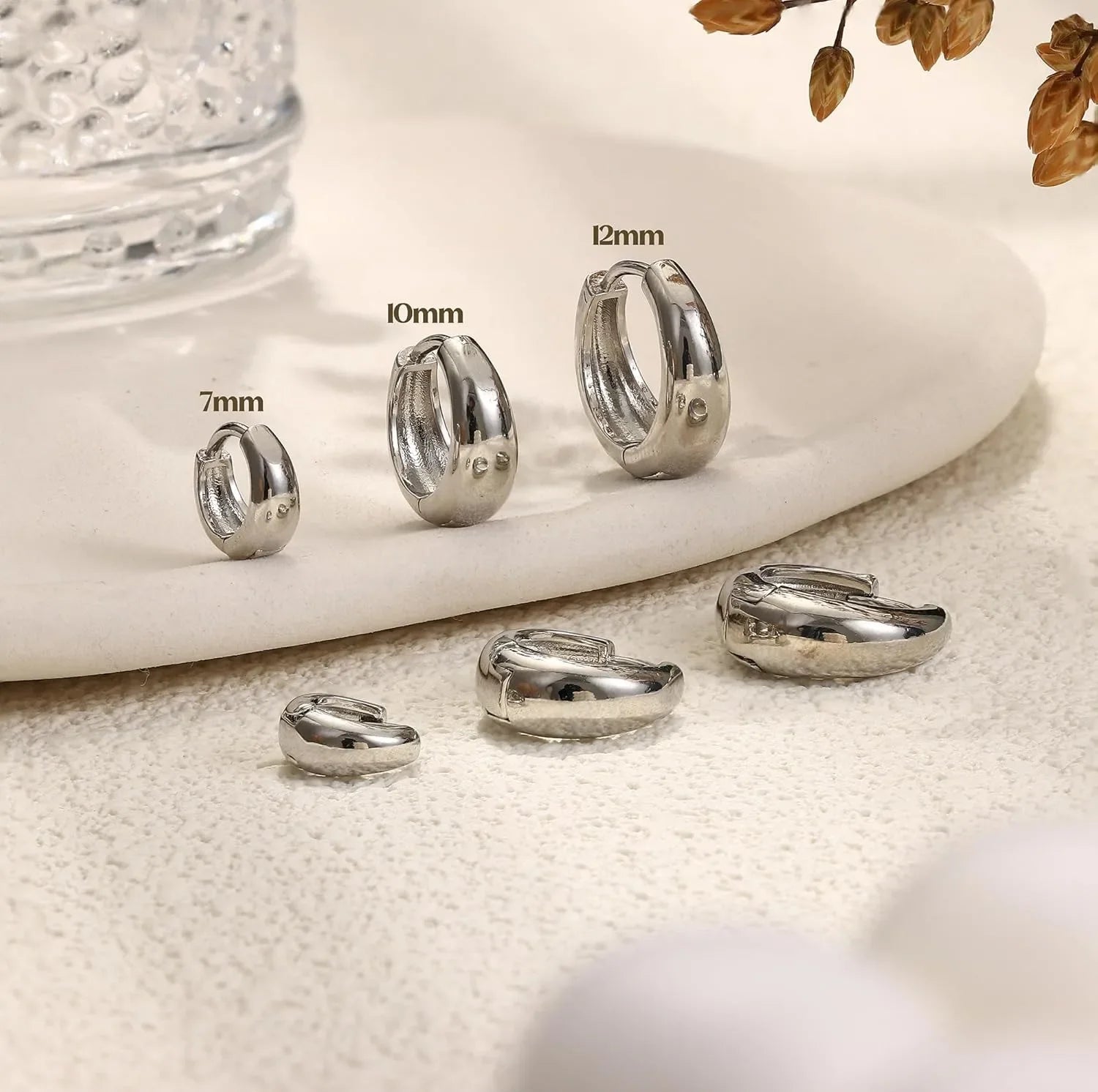 Classic Round Hoop Earrings