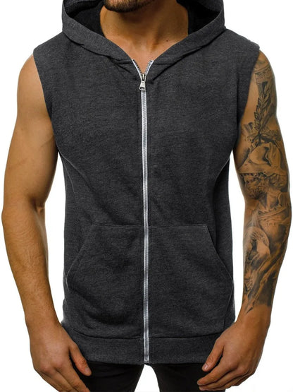 Summer Slim Hooded Vest