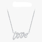 Sterling Silver Love Letter Necklace