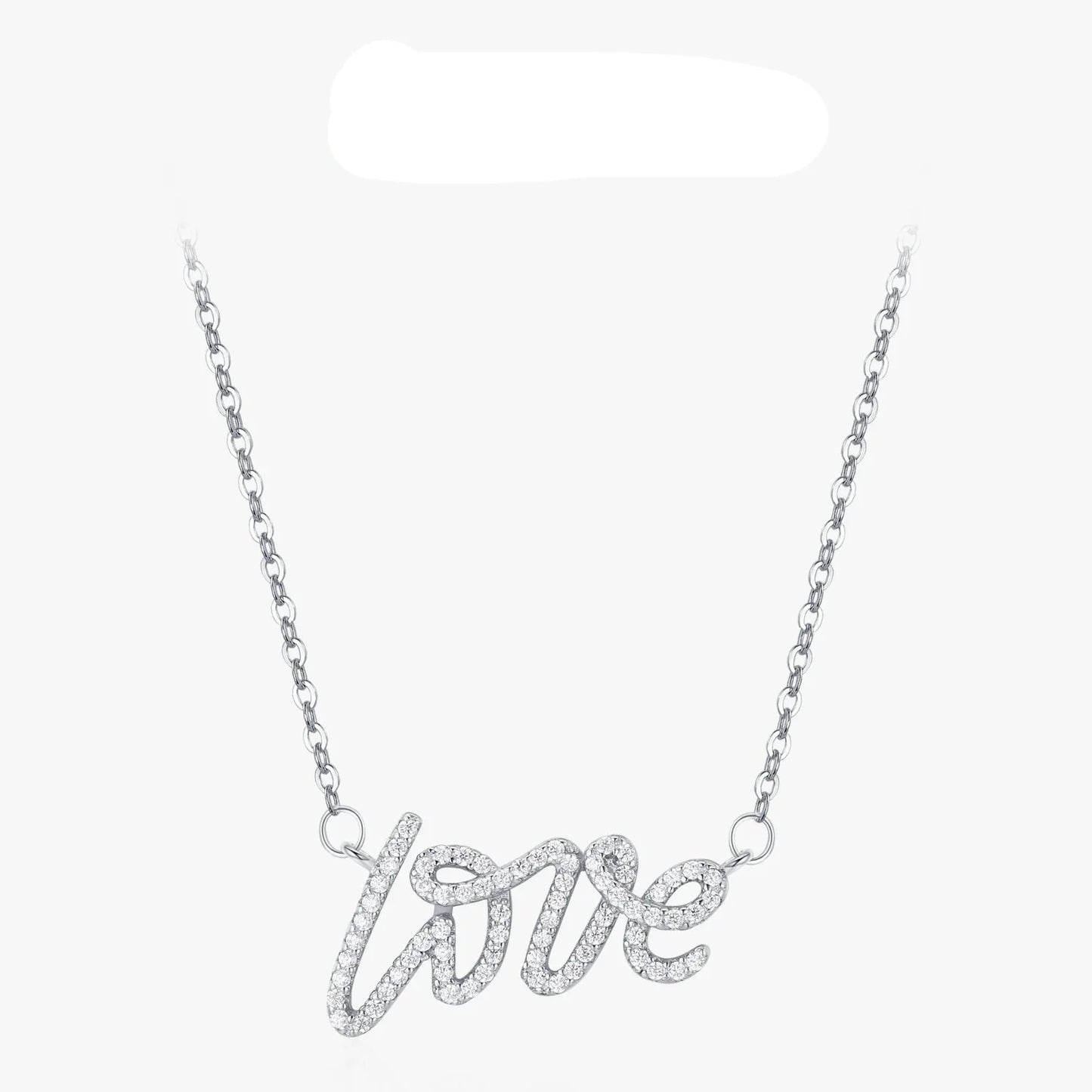 Sterling Silver Love Letter Necklace