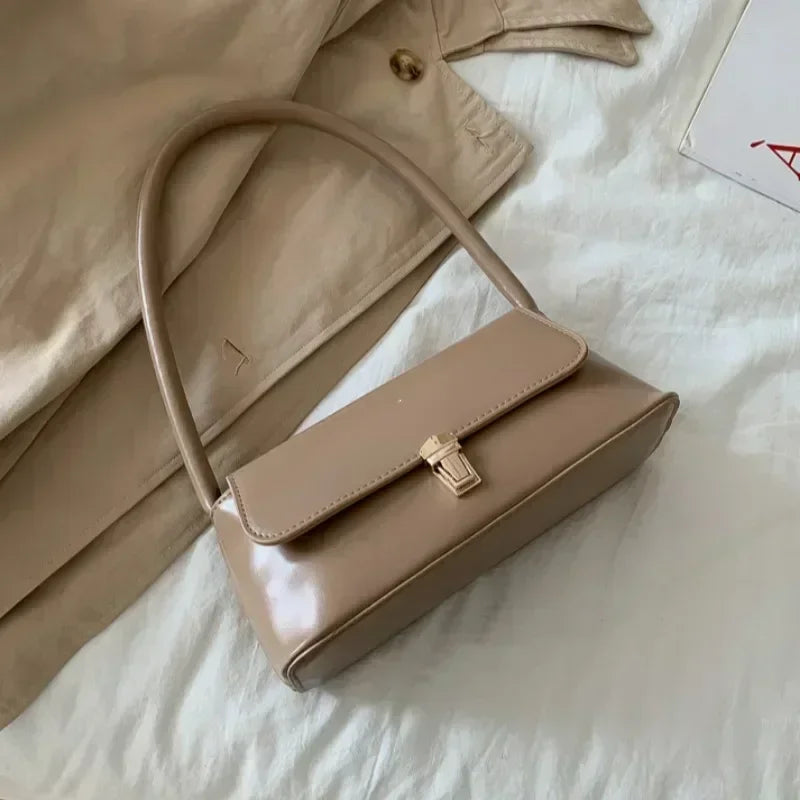 PU Saddle Shoulder Bag