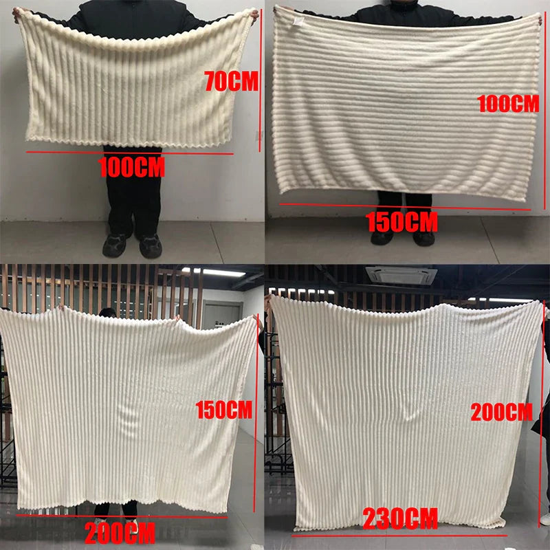 Soft Rabbit Velvet Blanket