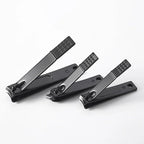 Black Nail Clippers Stainless Steel