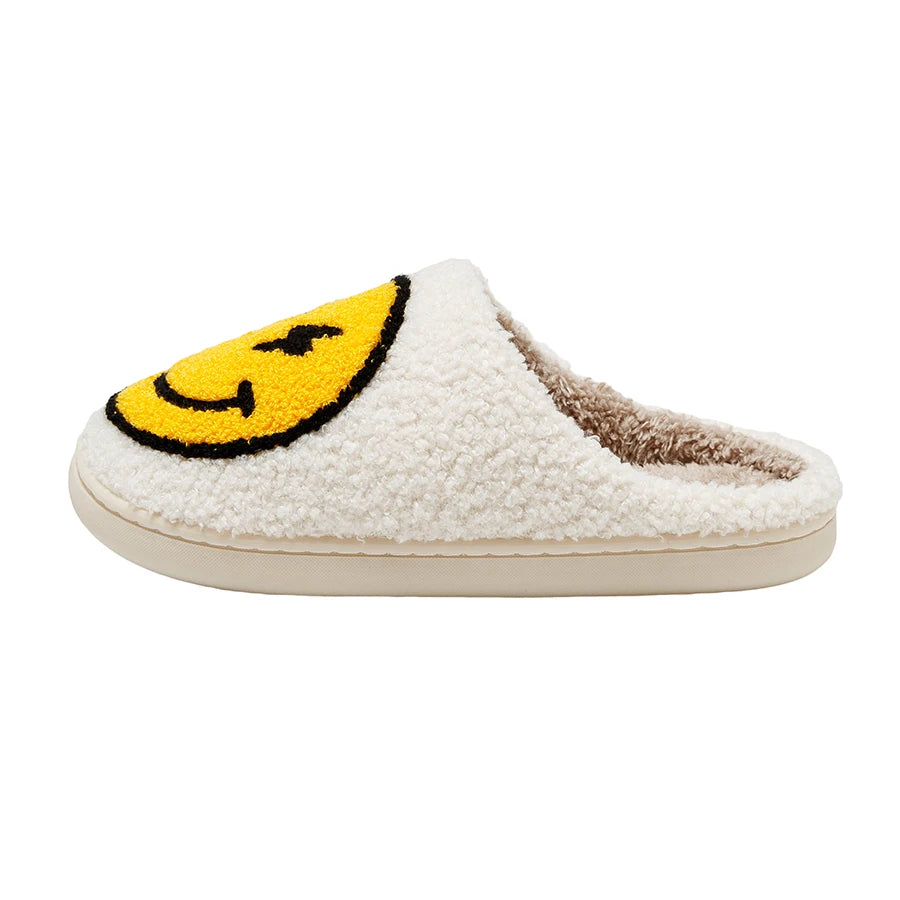 Fluffy Smile Slippers