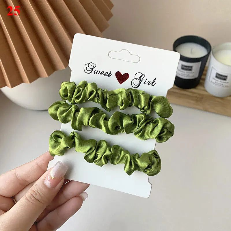 Satin Scrunchie Set