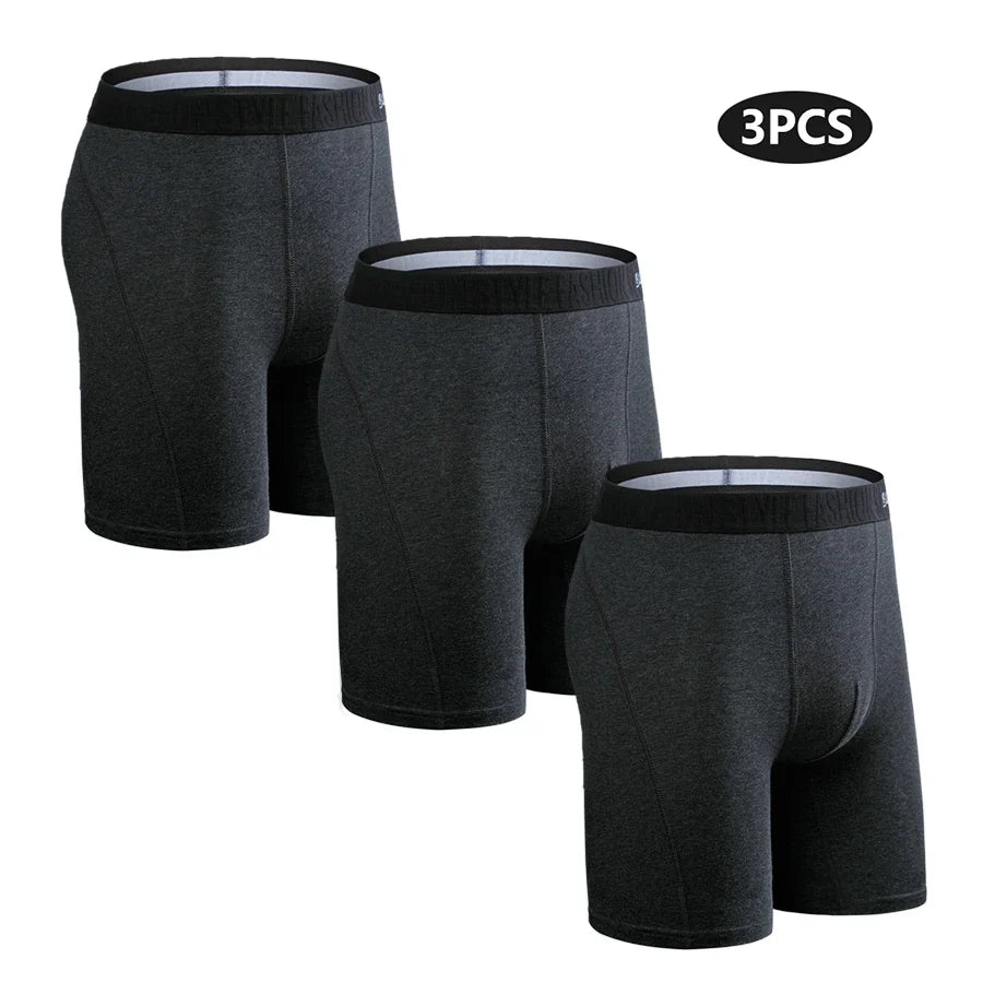 Long Cotton Boxers