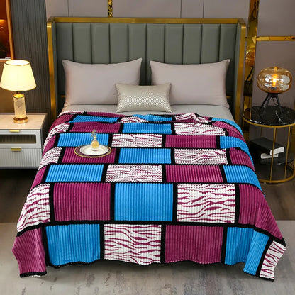 Plaid Flannel Fleece Blanket