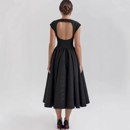 French Style Pleated Dress