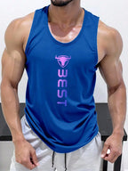 Bull Logo Print Tank Top