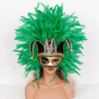 Feather Masquerade Party Mask