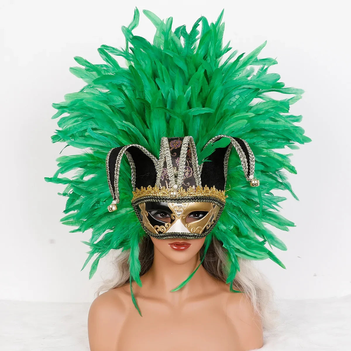 Feather Masquerade Party Mask