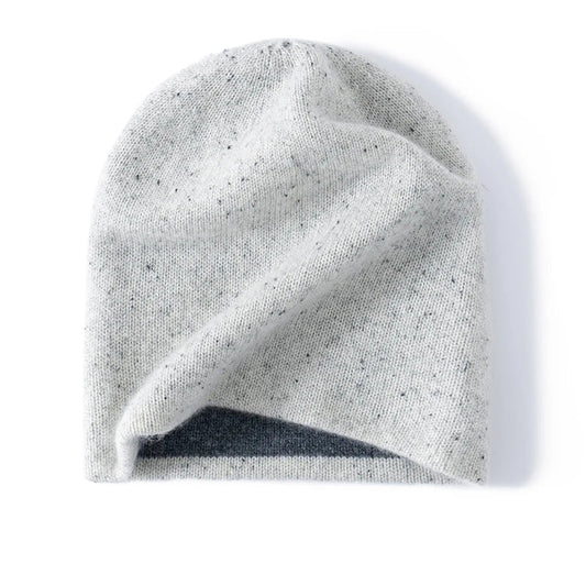 Women’s Double-Layer Cashmere Beanie