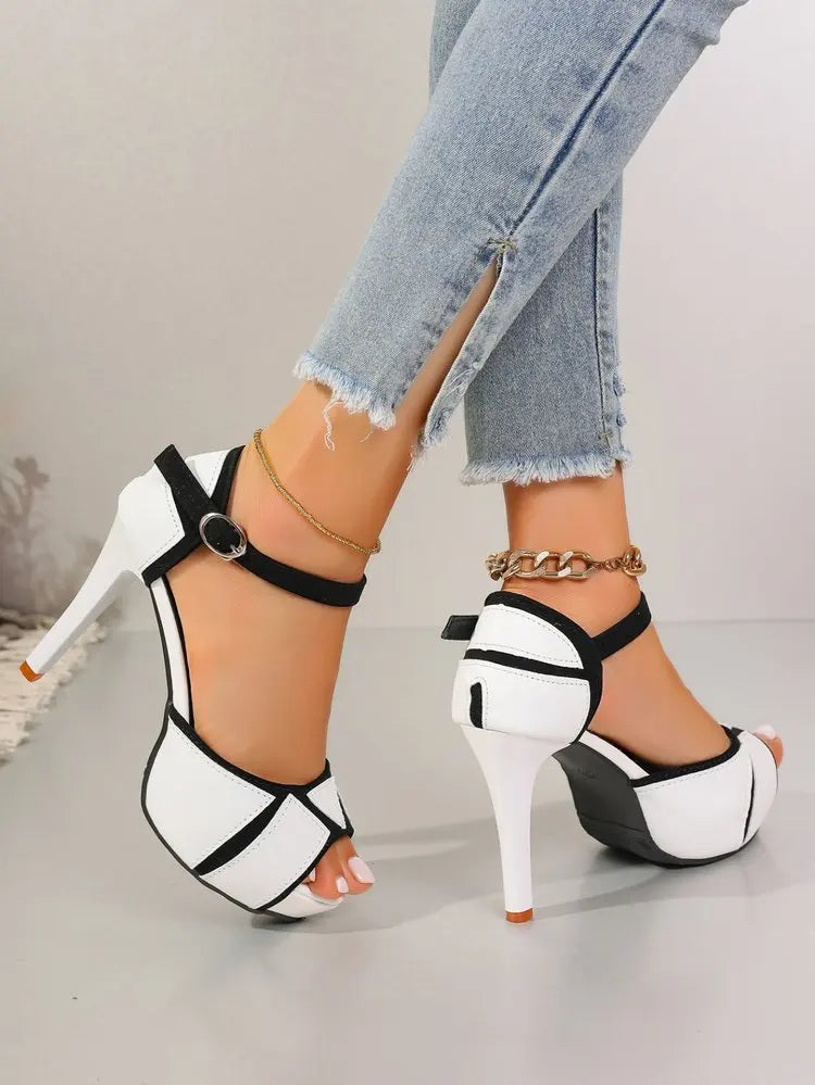 Top Sandals Fish Mouth Platform