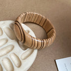 Vintage Wooden Round Bangle