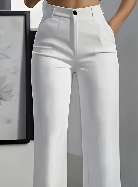 Wide Leg High Waist Suit Pants