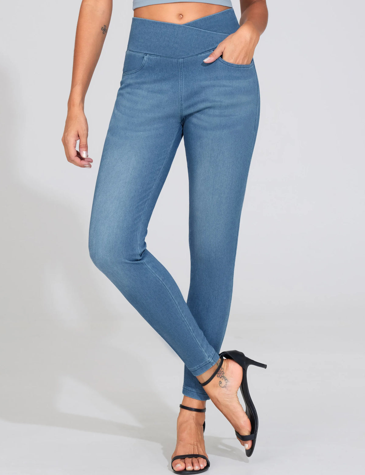 THE GYM PEOPLE Skinny Denim Jeggings