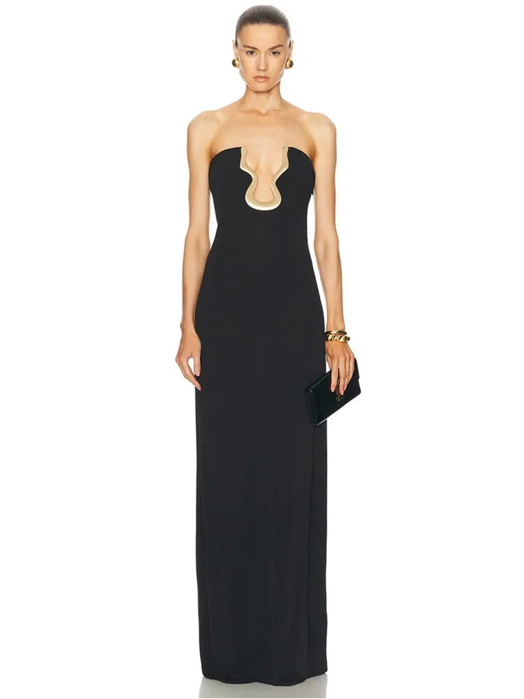 Strapless Backless Bodycon Dress