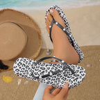 Leopard Print Slippers  Description