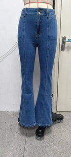 Qj Cinga Patchwork Flared Jeans