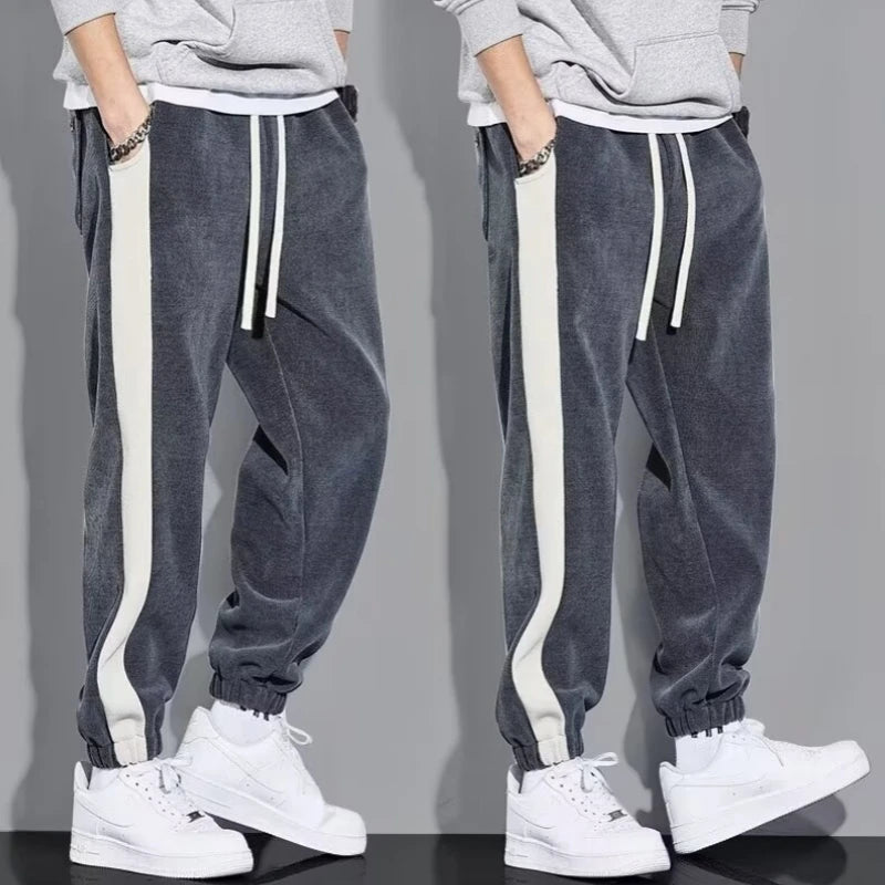 Corduroy Loose Sports Pants