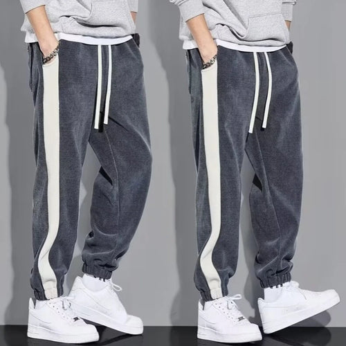 Corduroy Loose Sports Pants
