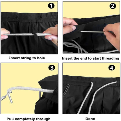 Spring-Loaded Drawstring Threader