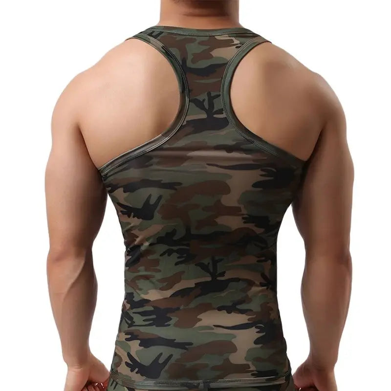 Camouflage Singlet Bodybuilding Vest
