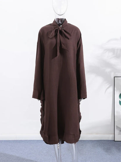 Elegant Ruffle Hem Dress