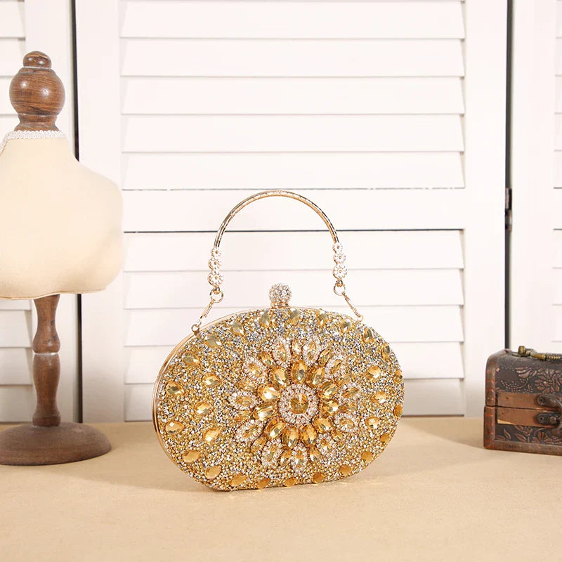 Sunflower Diamond Dinner Bag
