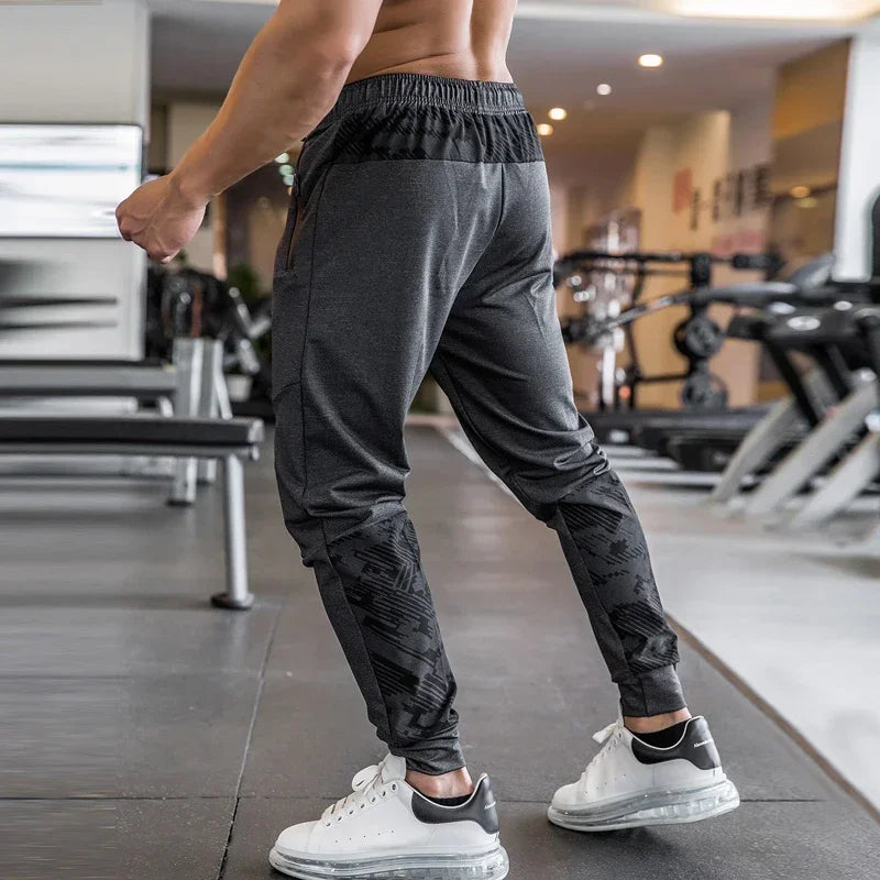 Elastic Microfiber Running Pants