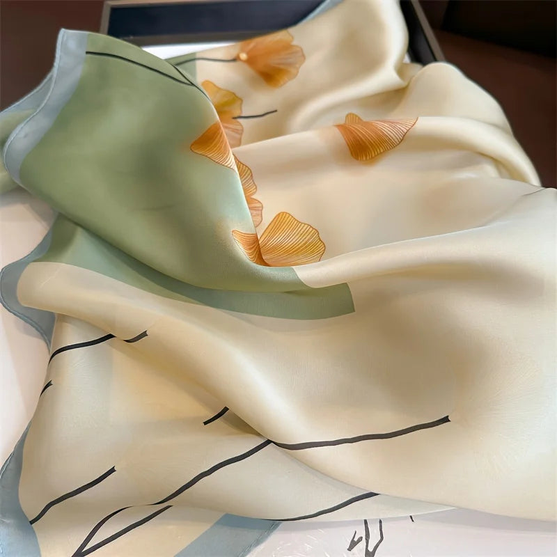 Dot Print Spring Neck Scarf