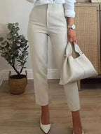 High Waist Slim Pencil Pants