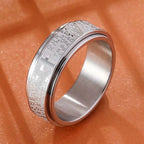 Carofeez Cross Spinner Ring