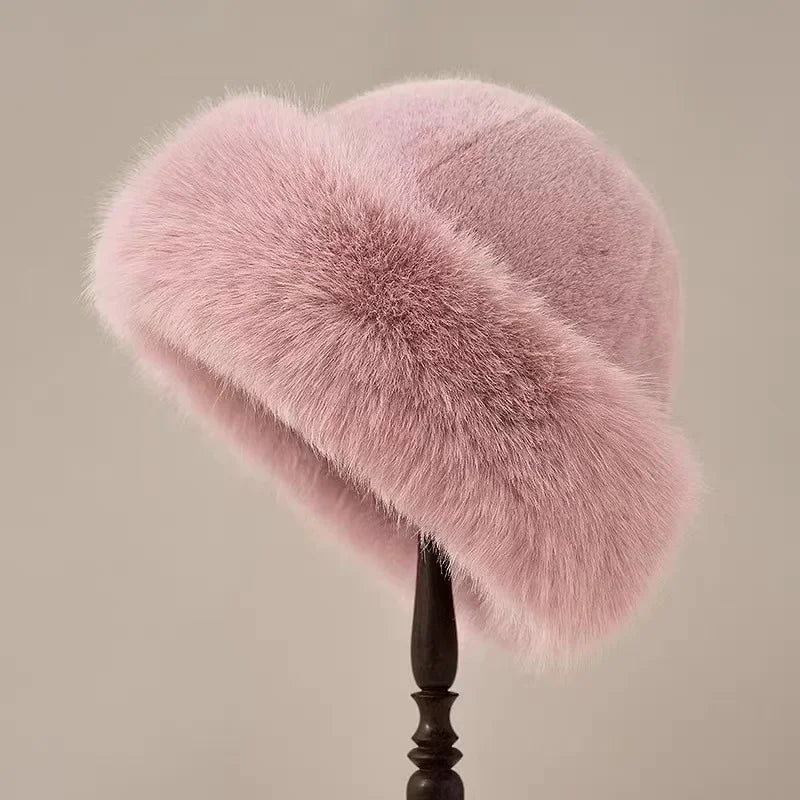 Women's Plush Fur Caps