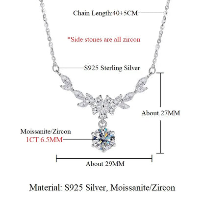 Halaile D Color Moissanite Necklace