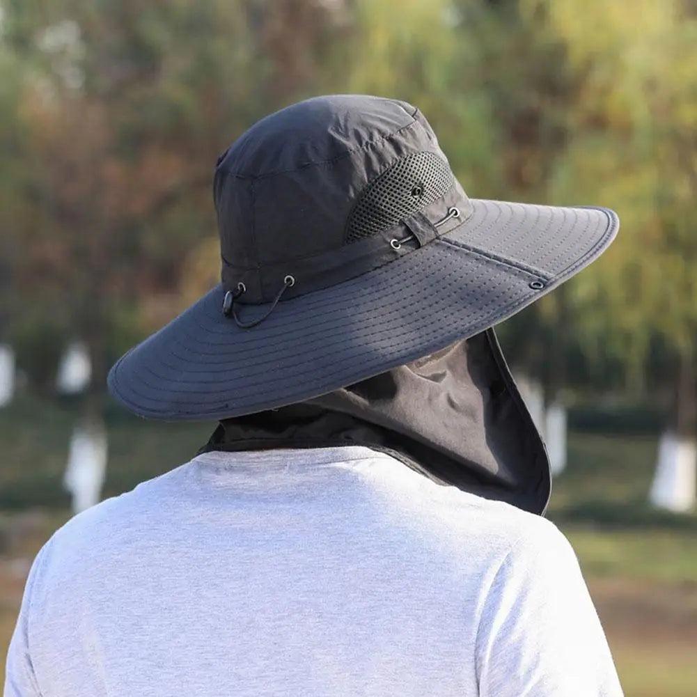 Detachable Face Cover Hat