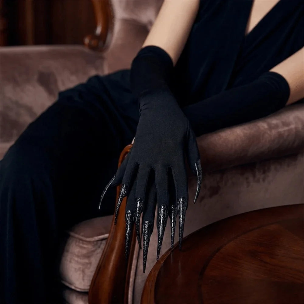 Black Witch Claw Nail Gloves