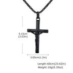 Mprainbow Crucifix Cross Necklace