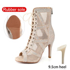 Rhinestone Latin Dance Boots