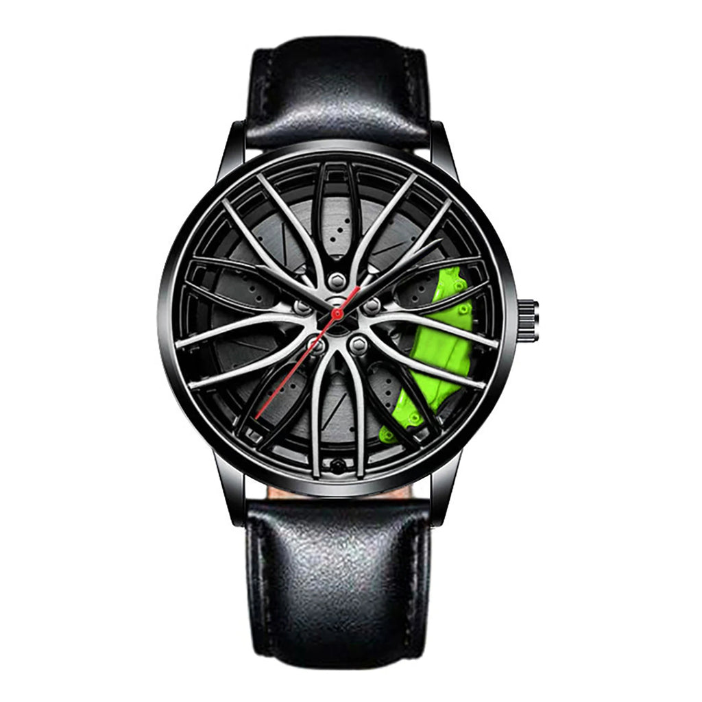 Luxfacigoo Car Wheel Quartz Watch