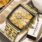 BINBOND Steel Chronograph Quartz Watch