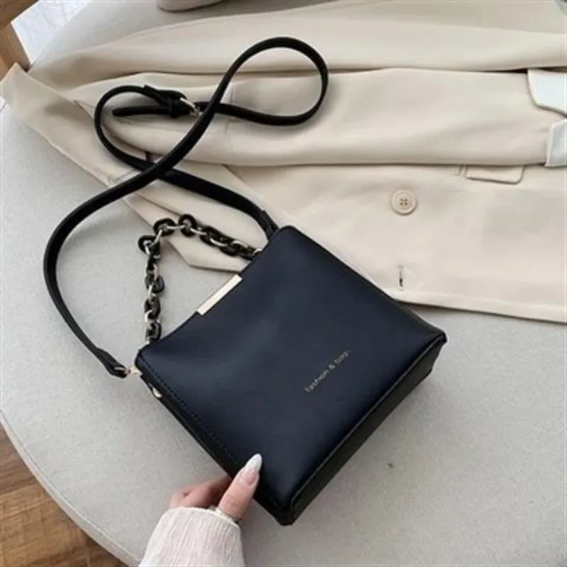 Women's Leather Chain Bag