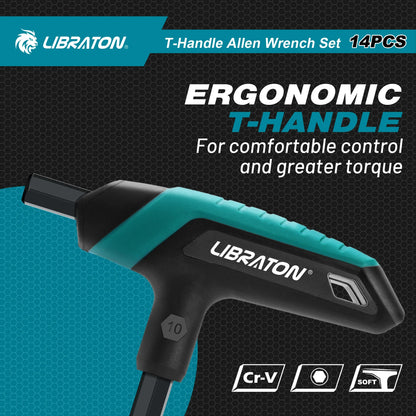 14PCS T-Handle Allen Wrenches