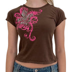 Everyday Graphic Print Crew Neck True-To-Size Fit T-Shirt