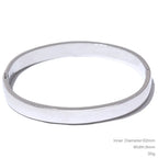 Geometric Gold Bangle Bracelet