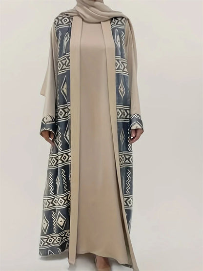 Elegant Floral Embroidered Abaya