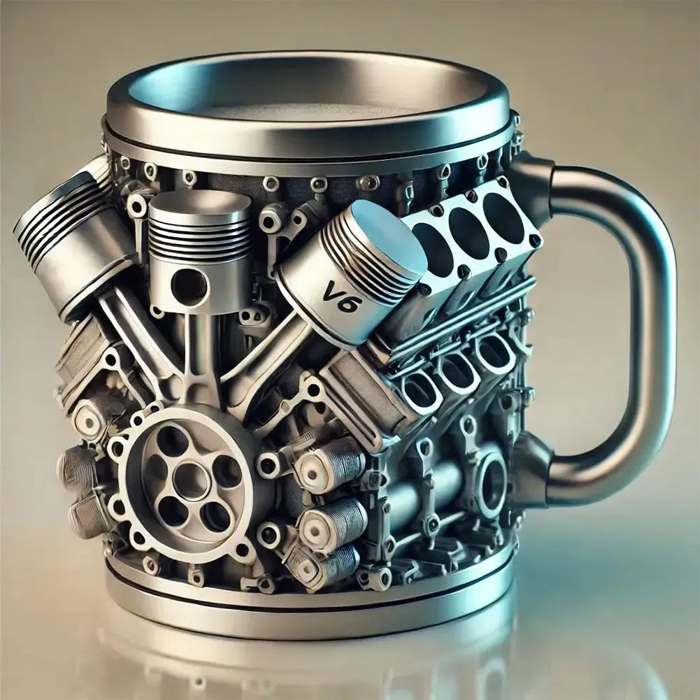Engine Coffee Mug Stainless Steel