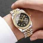 Yolako Rhinestone Calendar Quartz Watch