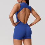 High Waist Scrunch Sports Jumpsuit