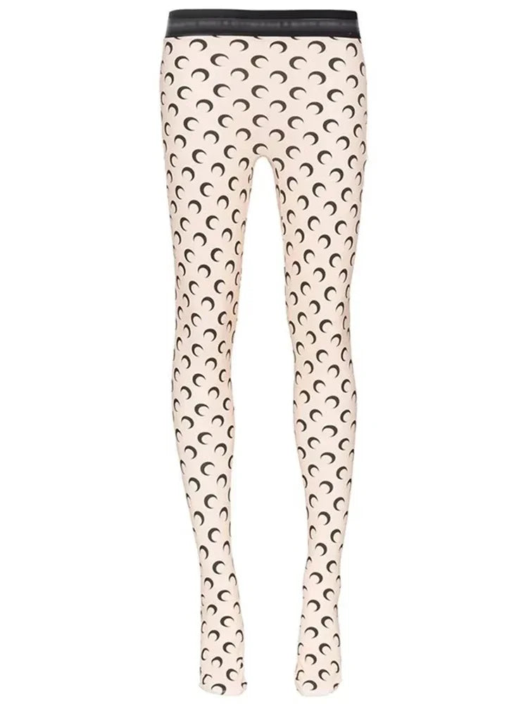 Thin Seamless Printed Leggings